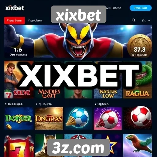 Variedade de jogos disponíveis na plataforma xixbet